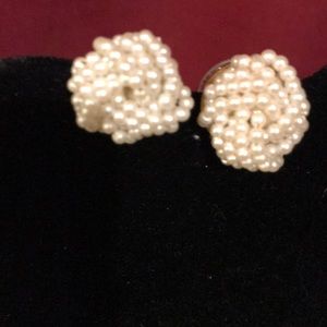 Pearl earrings
